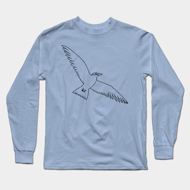 Seagull Long Sleeve T-Shirt by wanungara